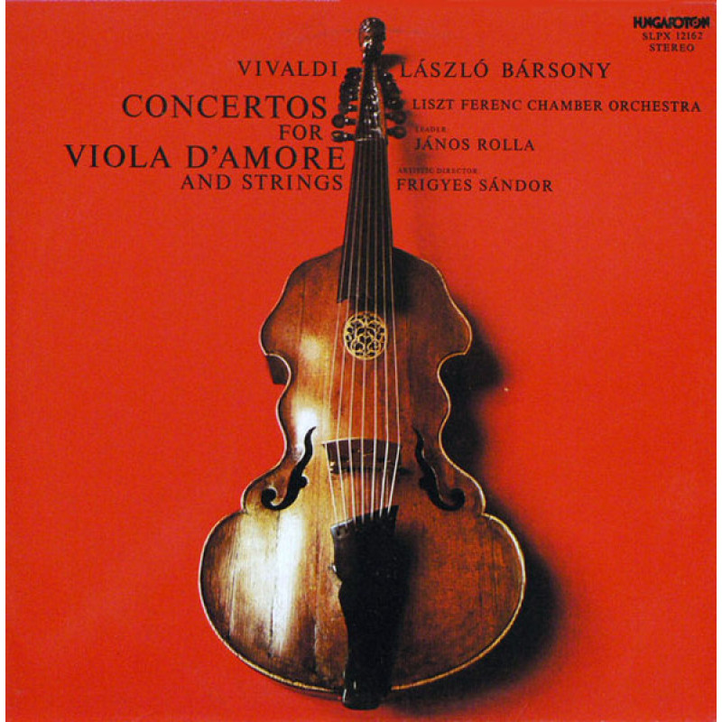 Vivaldi - Concertos For Viola D'Amore And Strings Vivaldi - Concertos For Viola D'Amore And Strings